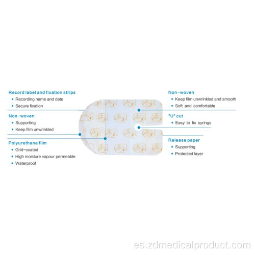 Apósito de película transparente impermeable IV